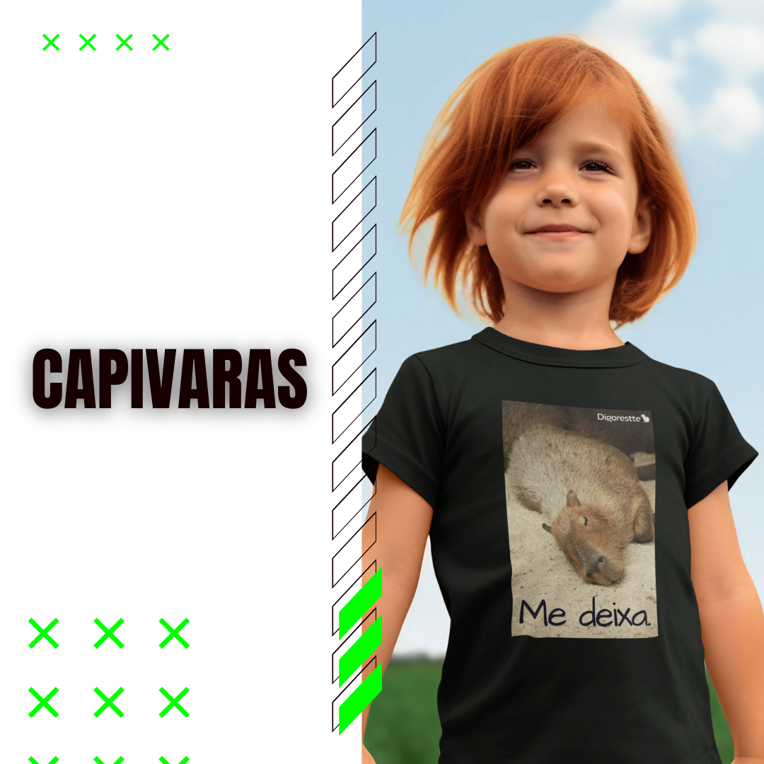 Coleção Camisetas Capivaras Digorestte