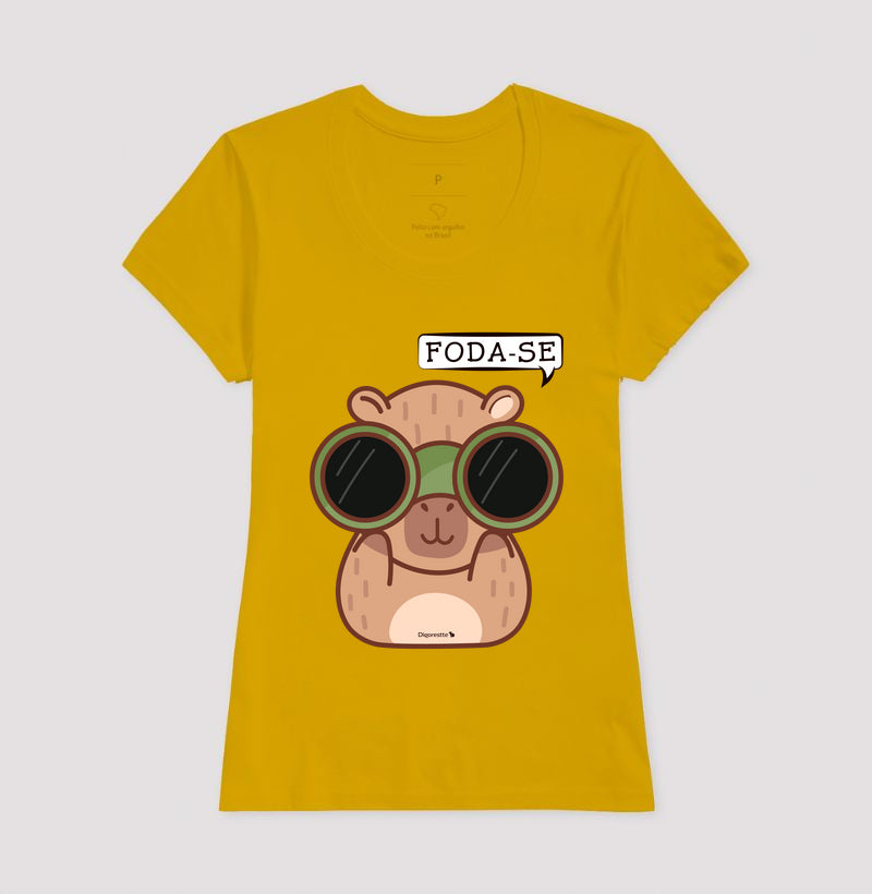 CAMISETA CAPIVARA ESTRESSADA