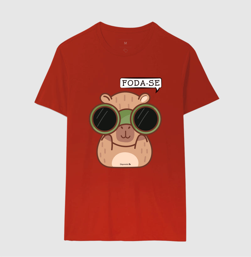 CAMISETA CAPIVARA ESTRESSADA