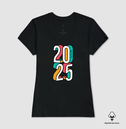 CAMISETA ALGODÃO PERUANO ANO NOVO 2025