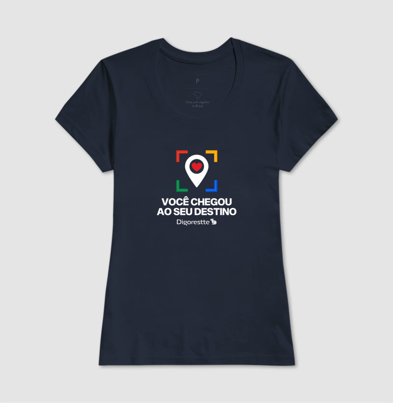 CAMISETA CARNAVAL VOCÊ CHEGOU AO SEU DESTINO