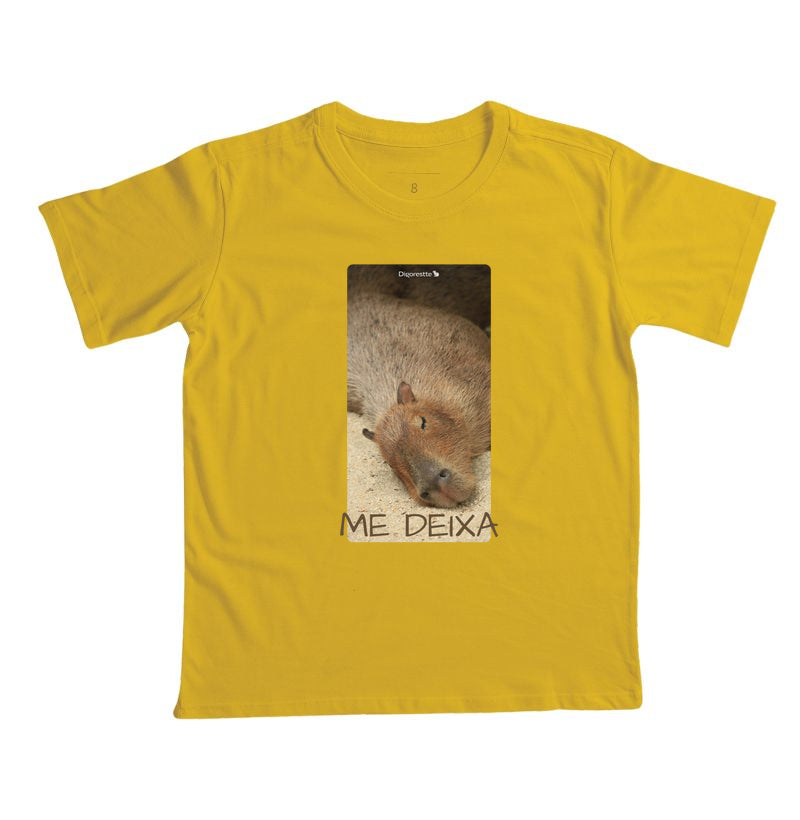 CAMISETA INFANTIL CAPIVARA ME DEIXA