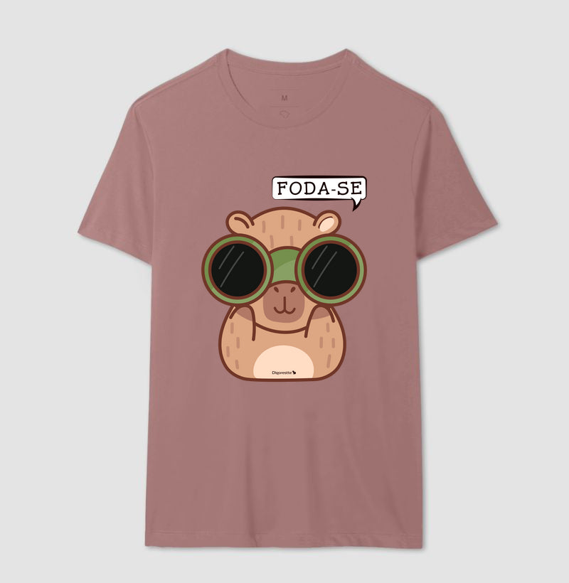 CAMISETA CAPIVARA ESTRESSADA