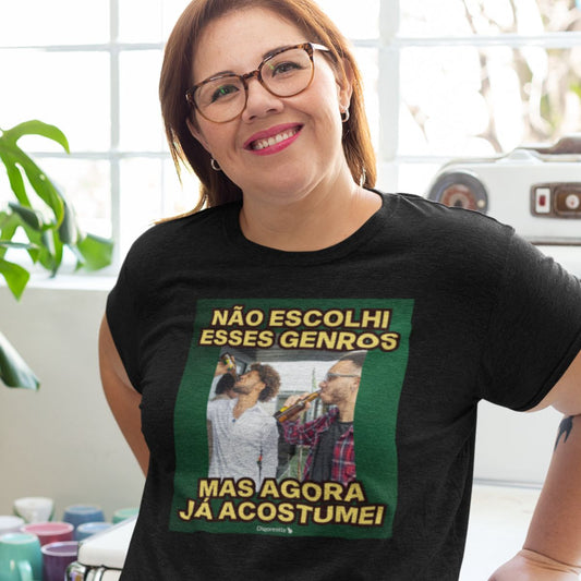 CAMISETA PERSONALIZADA COM FOTO - GENRO / NORA