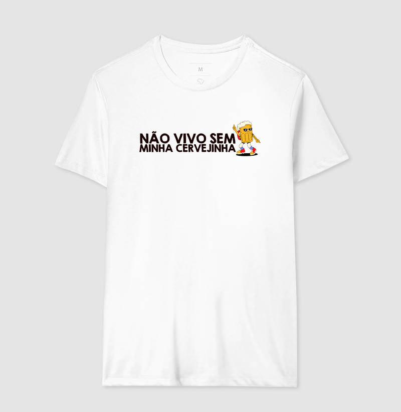 CAMISETA CASAL NÃO VIVO SEM CERVEJINHA