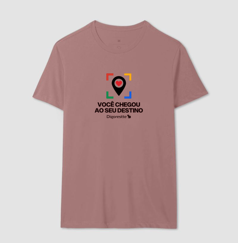 CAMISETA CARNAVAL VOCÊ CHEGOU AO SEU DESTINO