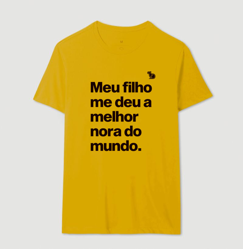 CAMISETA MEU FILHO ME DEU A MELHOR NORA DO MUNDO