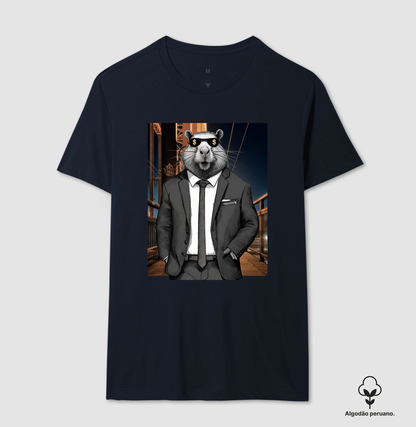 CAMISETA ALGODÃO PERUANO CAPIVARA BIG BOSS