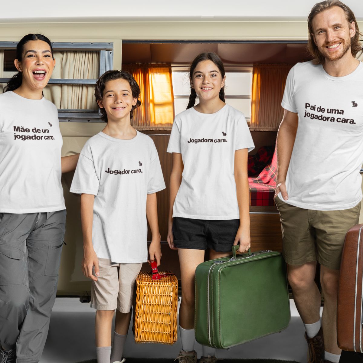 KIT CAMISETAS PAIS DE JOGARES CAROS