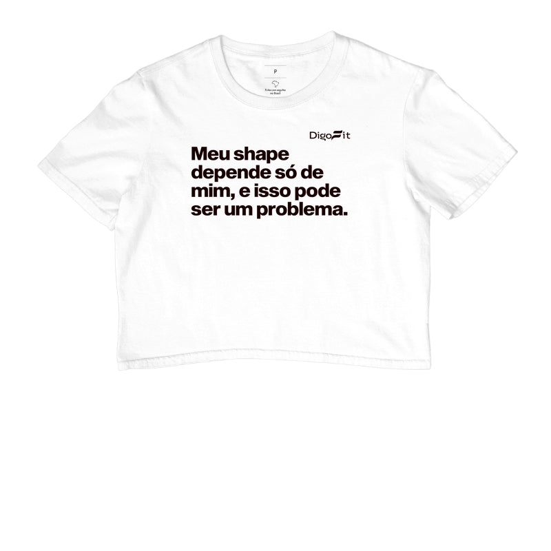 CROPPED ACADEMIA MEU SHAPE SÓ DEPENDE DE MIM