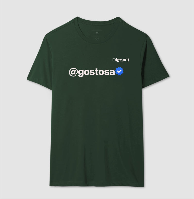 CAMISETA ACADEMIA VERIFICADA COMO UMA GOSTOSA