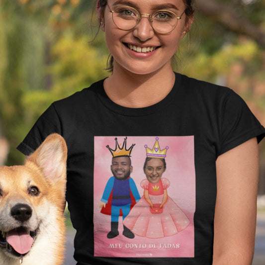 CAMISETA PERSONALIZADA CASAL ENCANTADO
