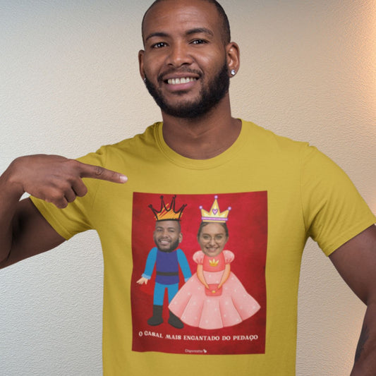 CAMISETA PERSONALIZADA CASAL ENCANTADO