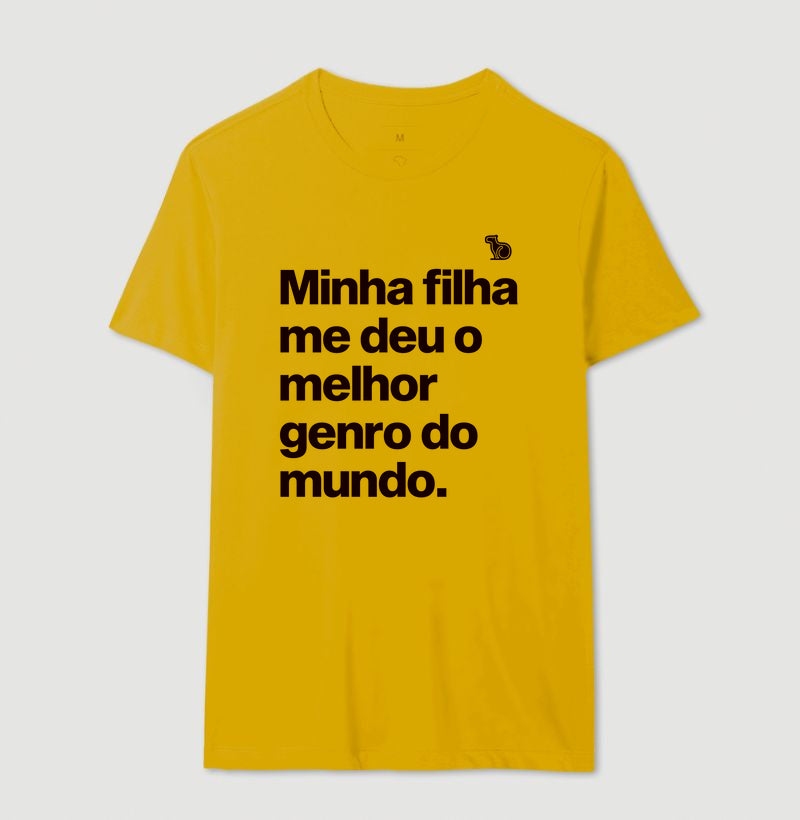 CAMISETA MINHA FILHA ME DEU O MELHOR GENRO DO MUNDO