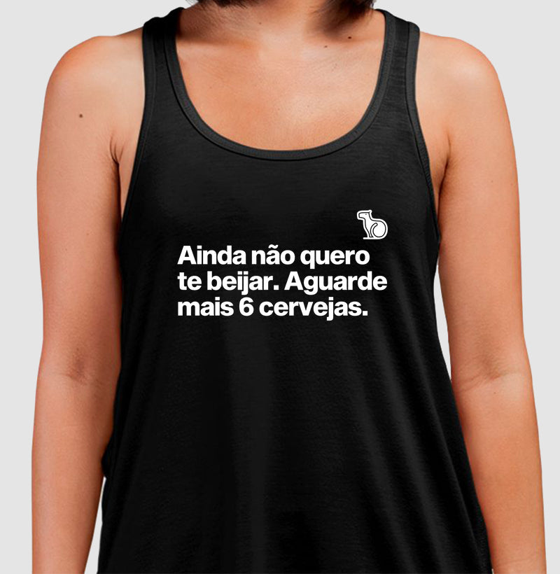 CAMISETA / REGATA / CROPPED CARNAVAL AINDA NÃO QUERO TE BEIJAR