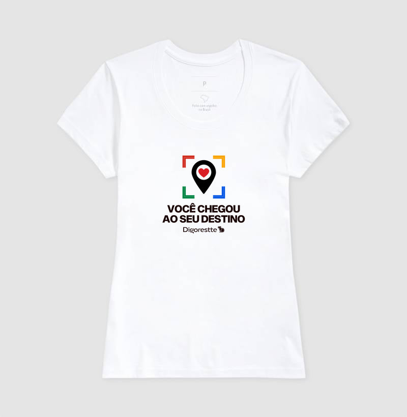 CAMISETA CARNAVAL VOCÊ CHEGOU AO SEU DESTINO
