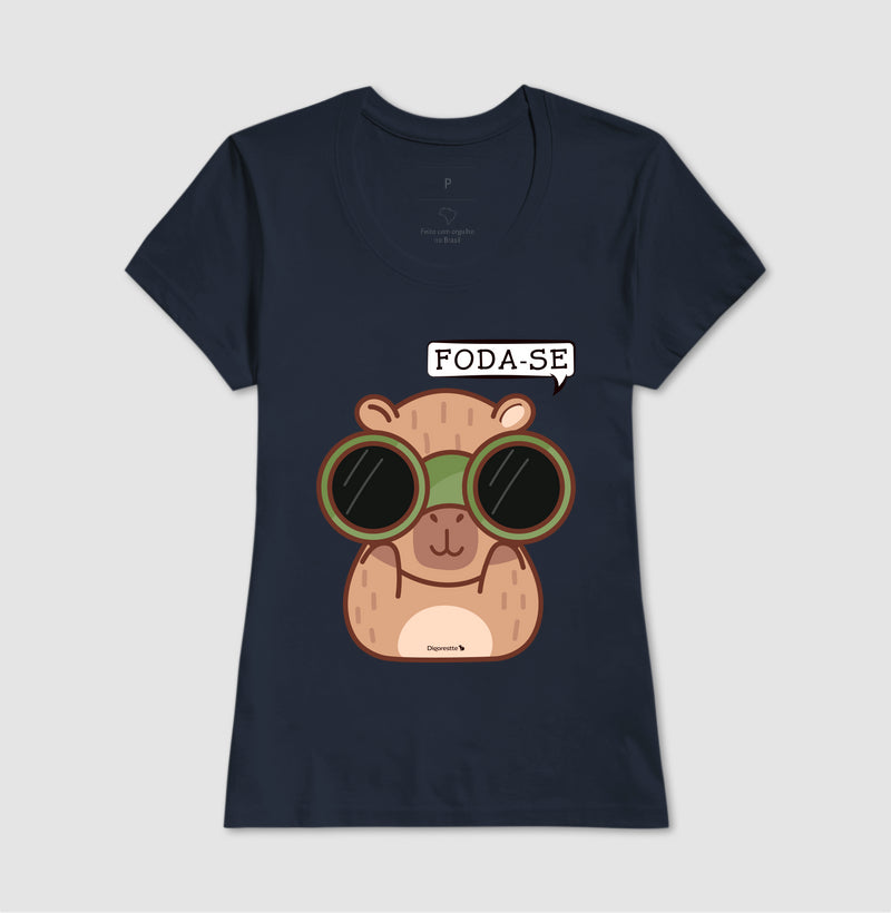 CAMISETA CAPIVARA ESTRESSADA