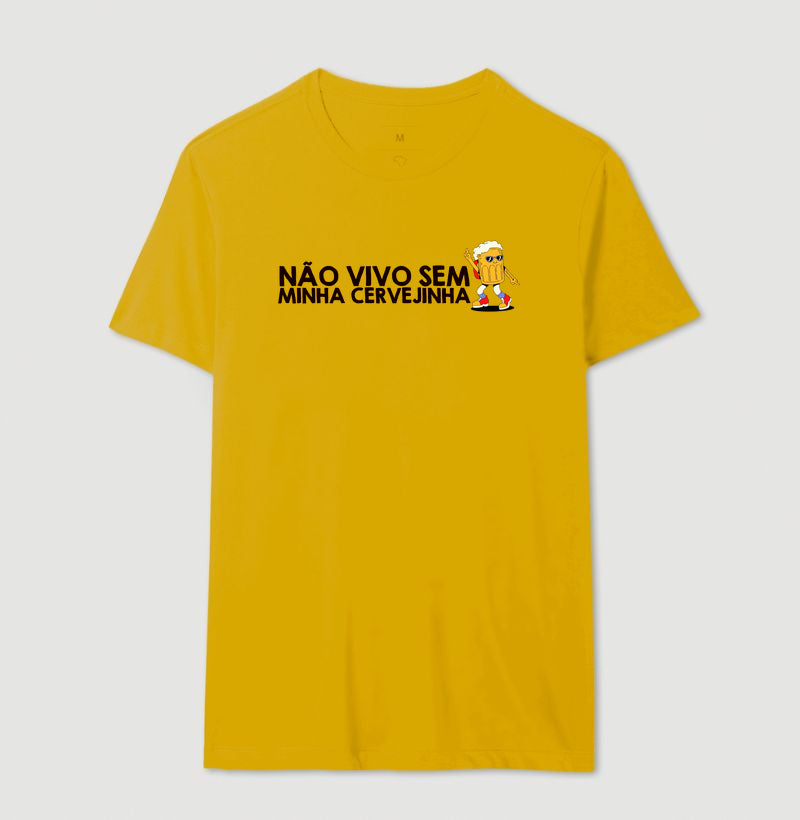 CAMISETA CASAL NÃO VIVO SEM CERVEJINHA