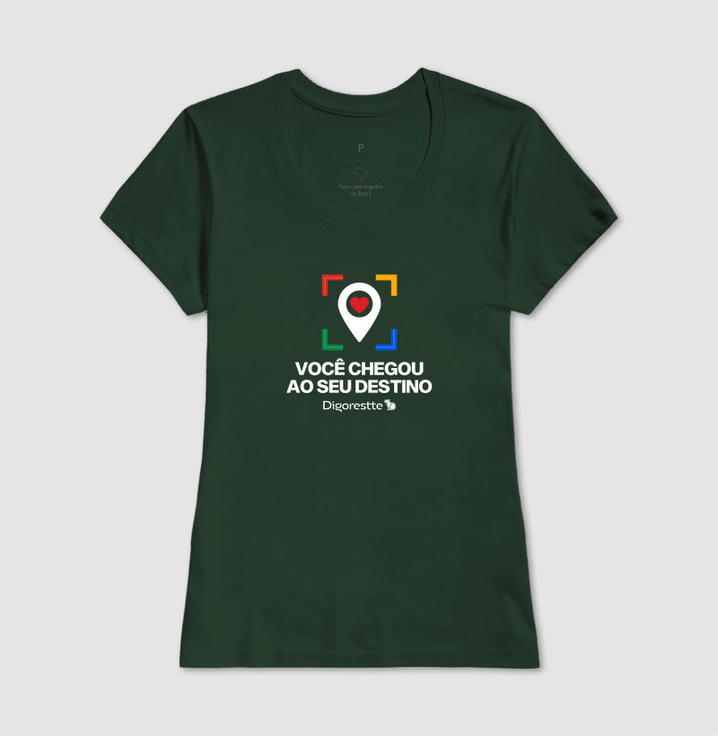 CAMISETA CARNAVAL VOCÊ CHEGOU AO SEU DESTINO