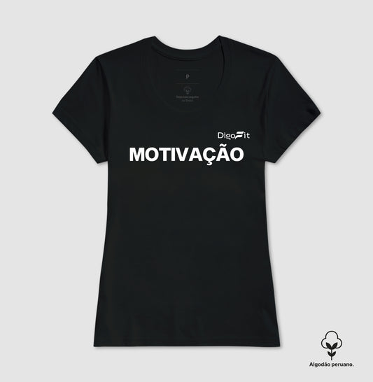 CAMISETA ALGODÃO PERUANO ACADEMIA MOTIVAÇÃO