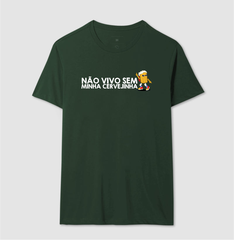 CAMISETA CASAL NÃO VIVO SEM CERVEJINHA