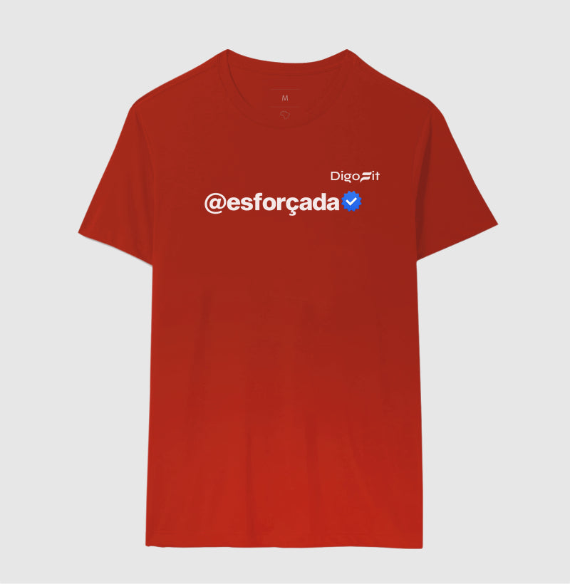 CAMISETA ACADEMIA VERIFICADA COMO ESFORÇADA