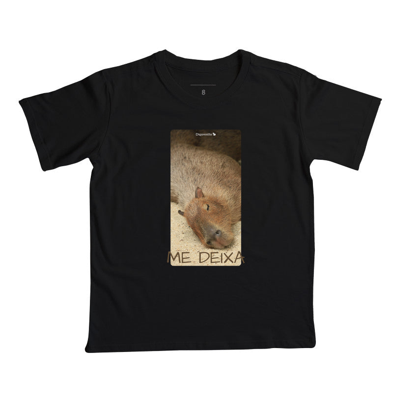 CAMISETA INFANTIL CAPIVARA ME DEIXA