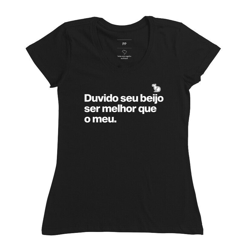 CAMISETA CARNAVAL DUVIDO SEU BEIJO SER MELHOR