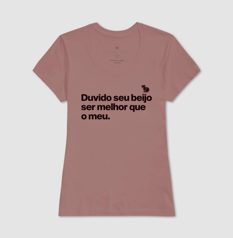 CAMISETA CARNAVAL DUVIDO SEU BEIJO SER MELHOR