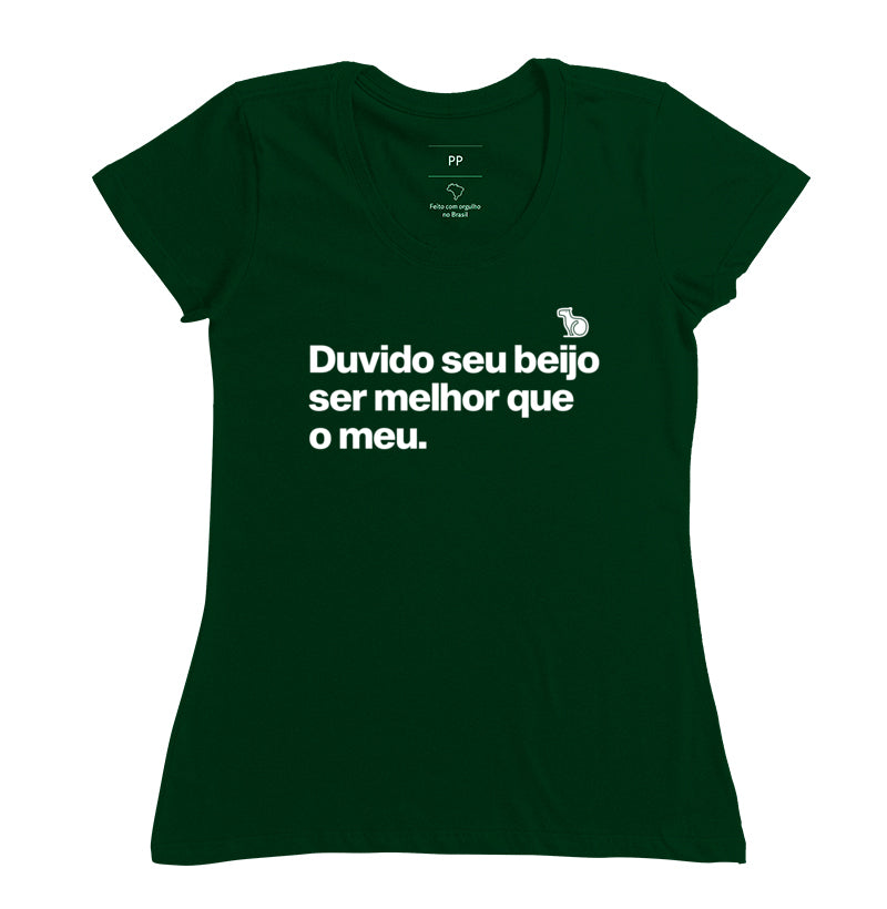 CAMISETA CARNAVAL DUVIDO SEU BEIJO SER MELHOR