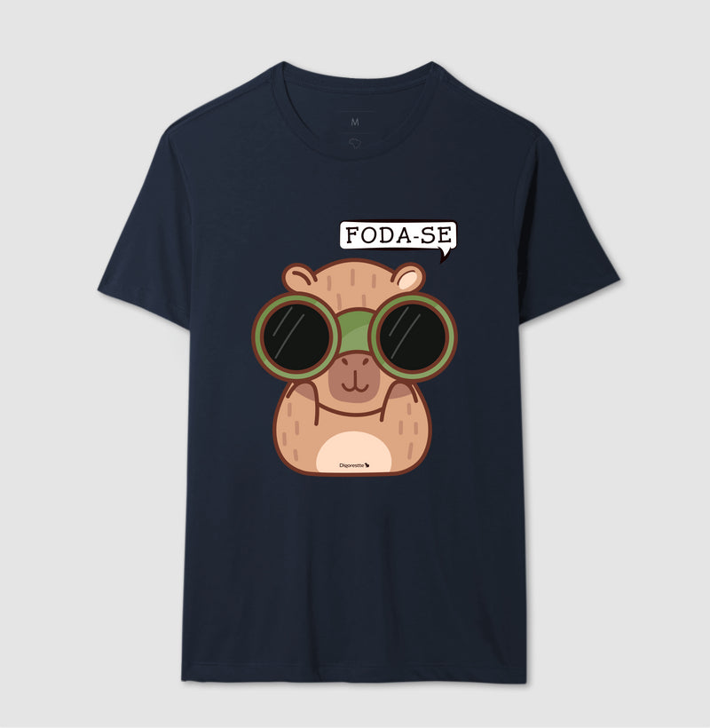 CAMISETA CAPIVARA ESTRESSADA
