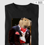 CAMISETA ALGODÃO PERUANO CAPIVARA ELEGANTE
