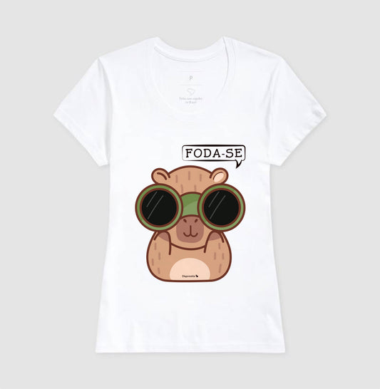 CAMISETA CAPIVARA ESTRESSADA