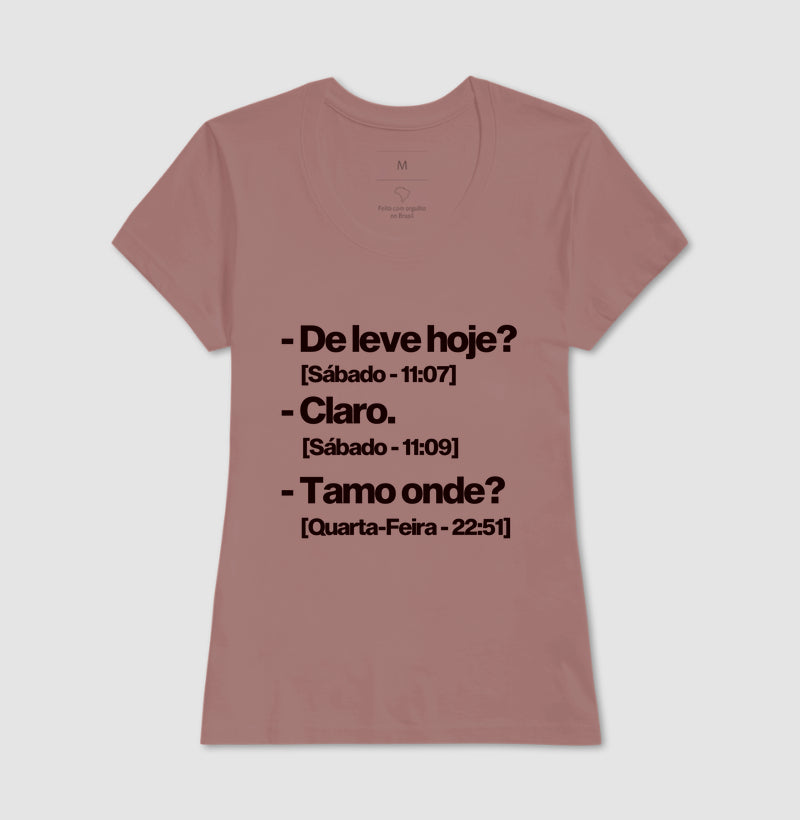CAMISETA CARNAVAL NUNCA É DE LEVE