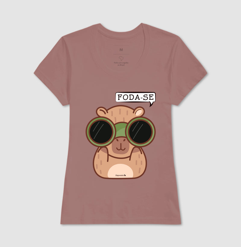 CAMISETA CAPIVARA ESTRESSADA