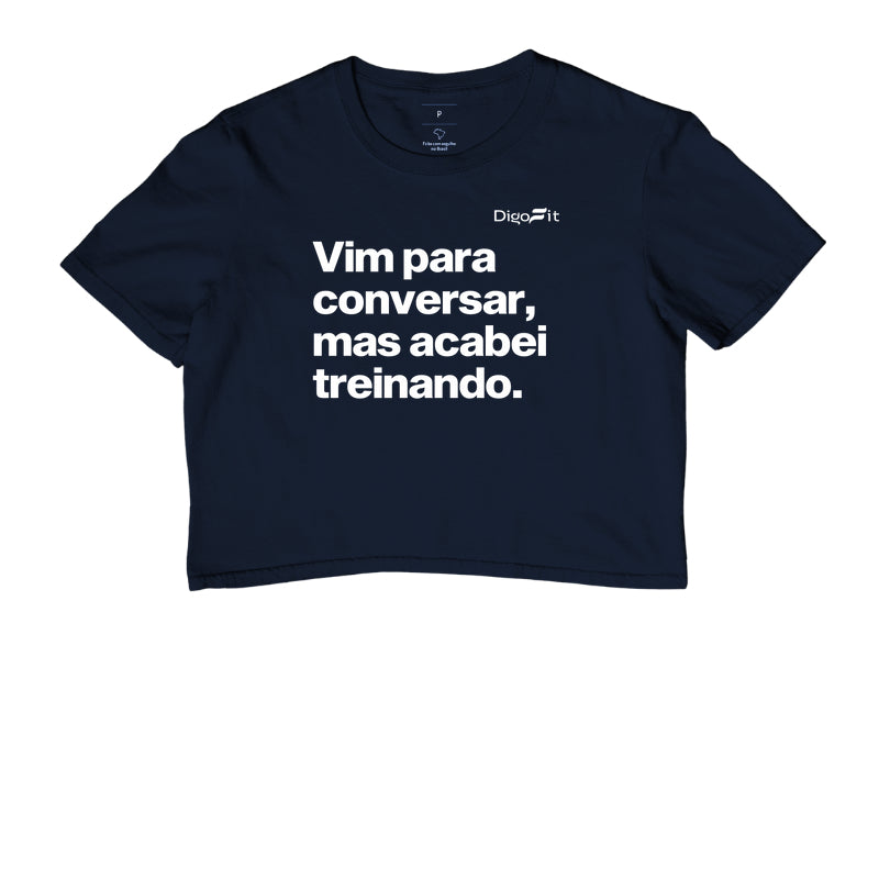 CROPPED ACADEMIA VIM PARA CONVERSAR