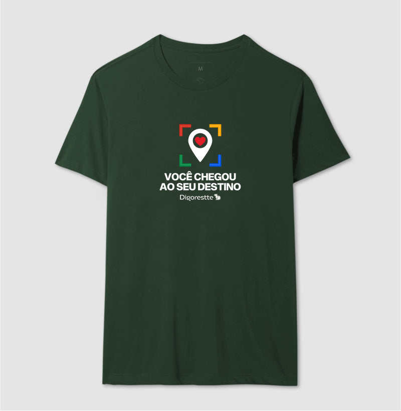CAMISETA CARNAVAL VOCÊ CHEGOU AO SEU DESTINO