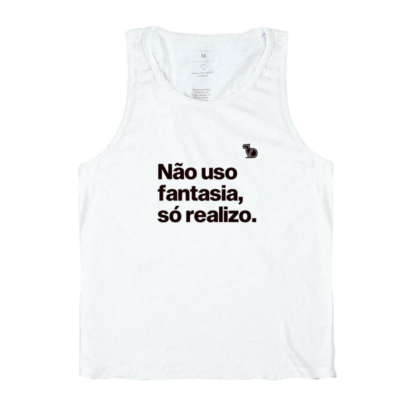CAMISETA REGATA CARNAVAL NÃO USO FANTASIA