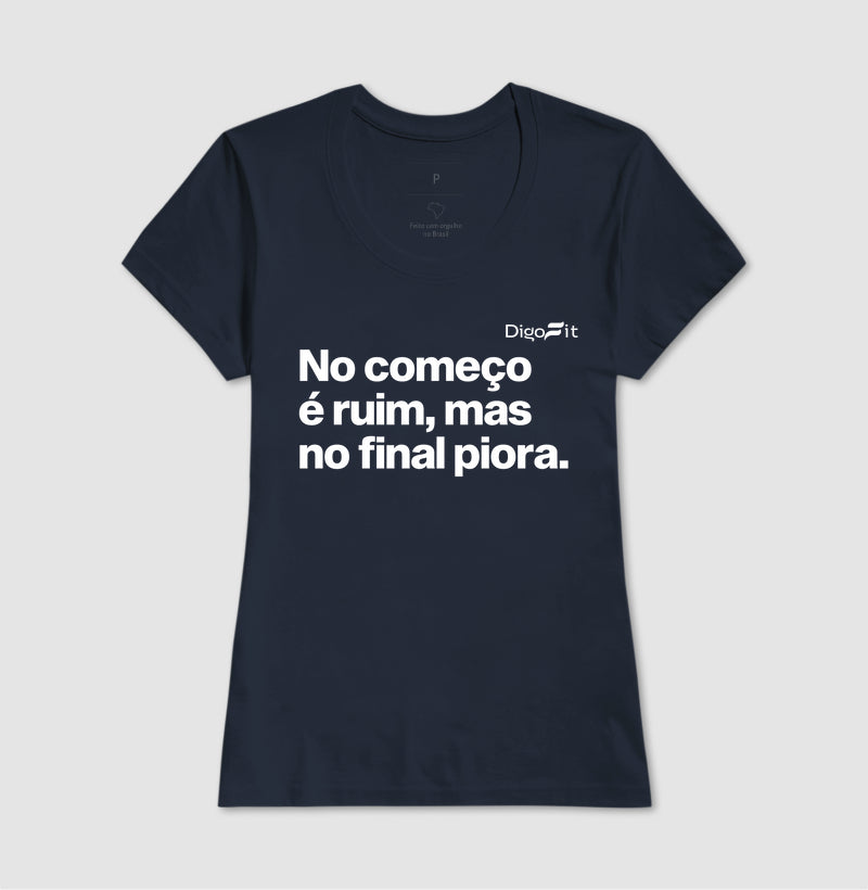 CAMISETA ACADEMIA NO COMEÇO É RUIM MAS NO FINAL PIORA