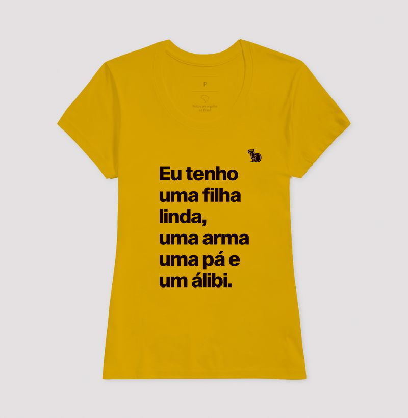 CAMISETA PAIS COM ÁLIBI - FILHA