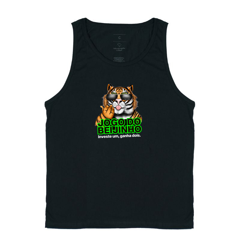 CAMISETA REGATA CARNAVAL JOGO DO BEIJINHO