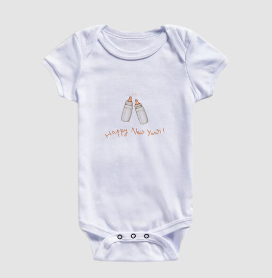 BODY INFANTIL ANO NOVO HAPPY NEW YEAR