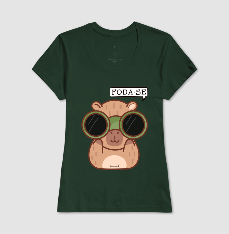 CAMISETA CAPIVARA ESTRESSADA