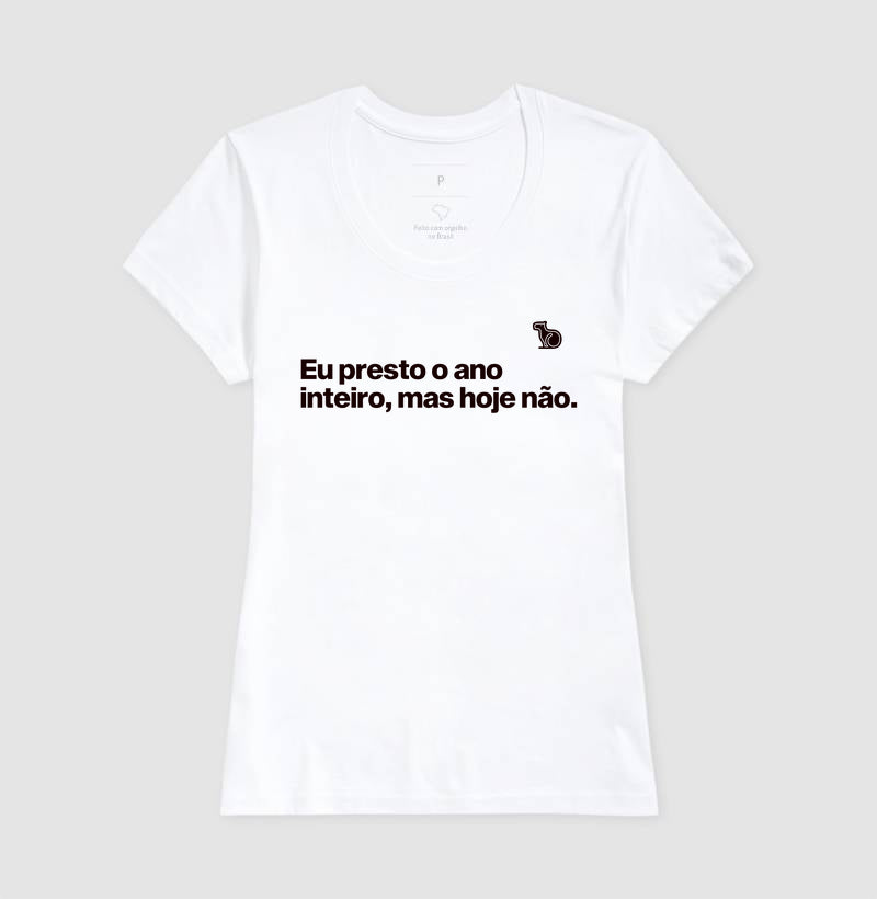 CAMISETA CARNAVAL EU PRESTO O ANO TODO