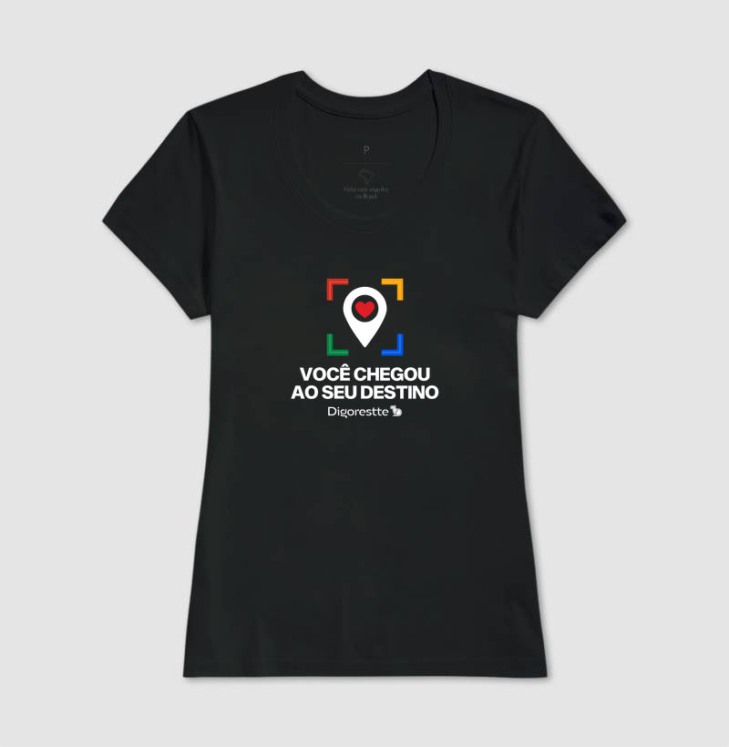 CAMISETA CARNAVAL VOCÊ CHEGOU AO SEU DESTINO