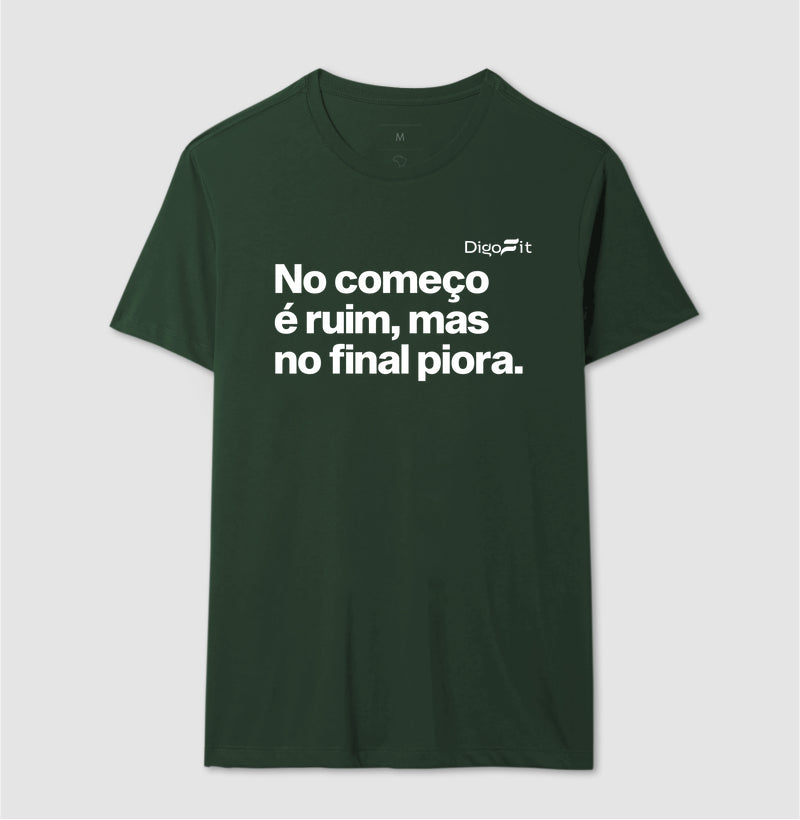CAMISETA ACADEMIA NO COMEÇO É RUIM MAS NO FINAL PIORA