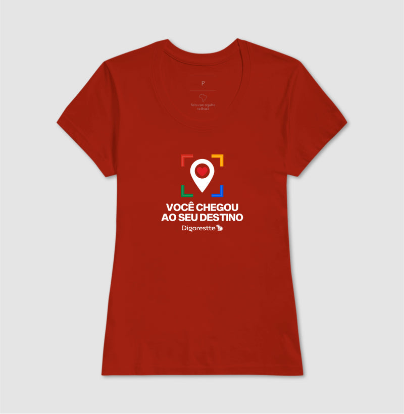 CAMISETA CARNAVAL VOCÊ CHEGOU AO SEU DESTINO