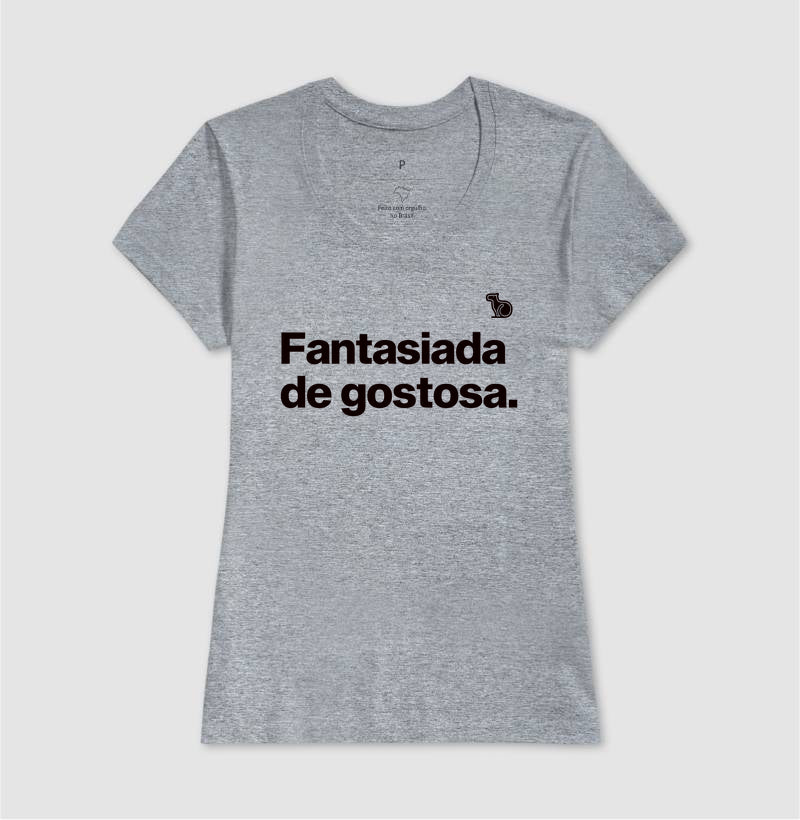 CAMISETA CARNAVAL FANTASIADA DE GOSTOSA