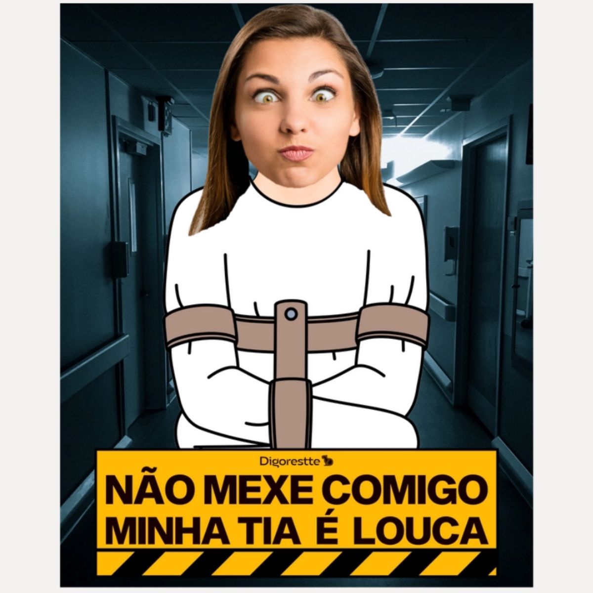 BODY INFANTIL PERSONALIZADO MINHA TIA / TIO LOUCOS