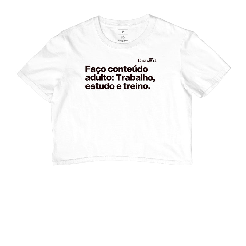 CROPPED ACADEMIA EU FAÇO CONTEÚDO ADULTO